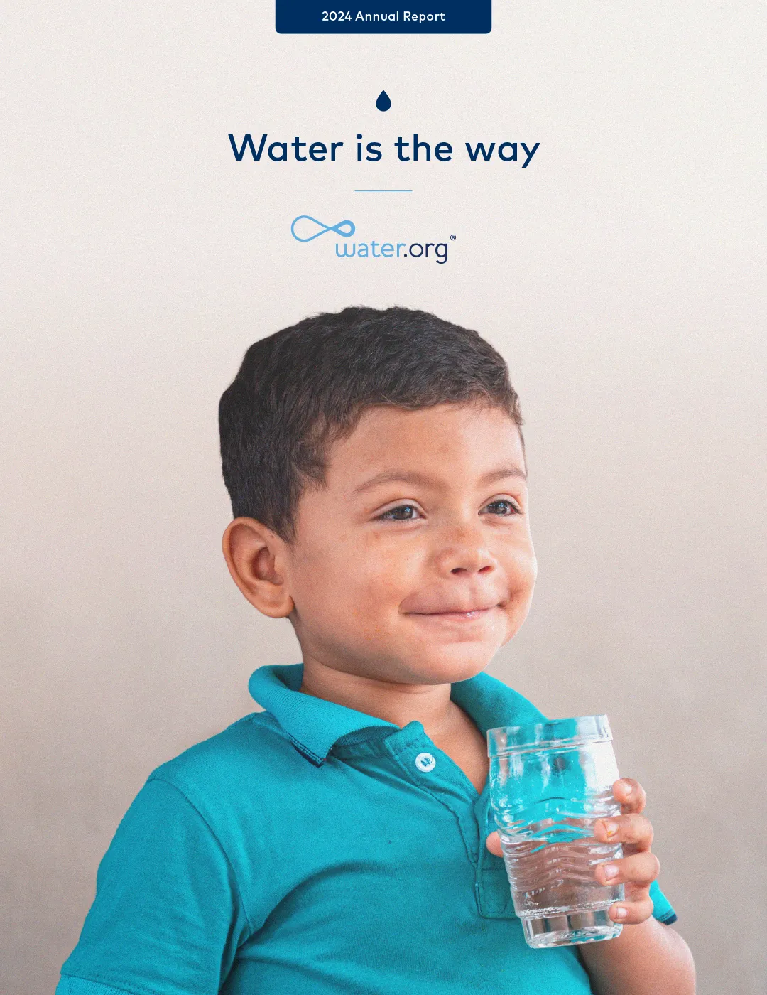 Water.org 2024 annual report cover